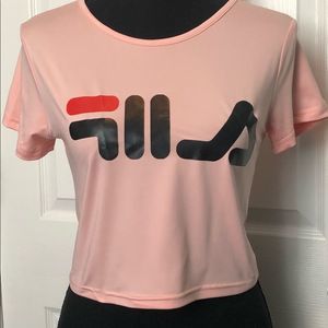 Fila Pink Short Sleeve Tee